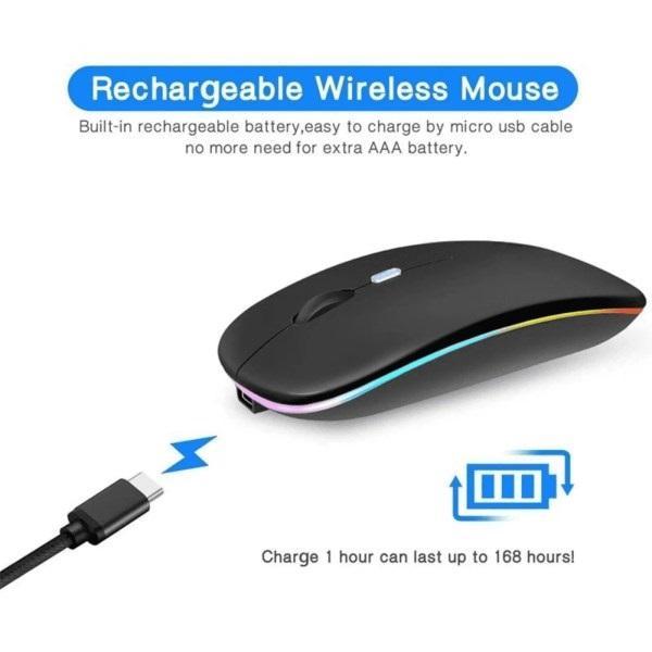 HP W10 Dual Mode Wireless Mouse – Bluetooth + 2.4GHz | Slim Design, Long Battery Life