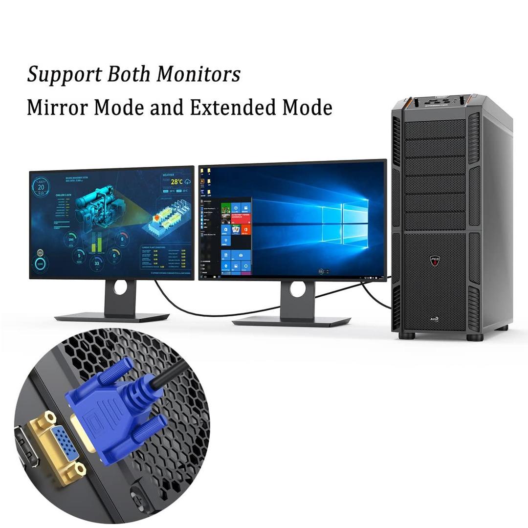 VGA to VGA Monitor Cable 5 Feet