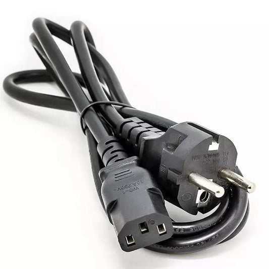 AC Power Cord 5ft (1.5m) – Universal Plug Cable for PC, Monitor, Printer Etc
