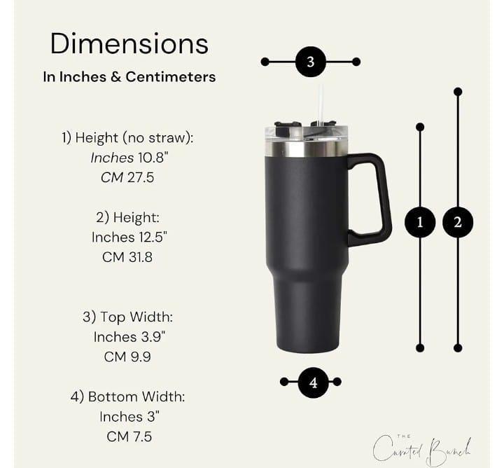Insulated Travel Tumbler Mug - 1 Pc, Perfect for On-the-Go Refreshments