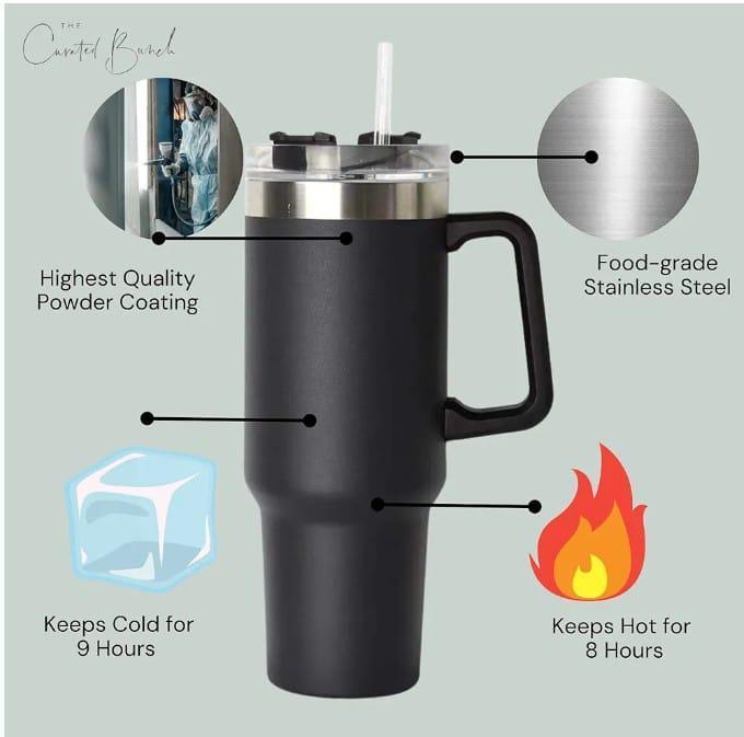 Insulated Travel Tumbler Mug - 1 Pc, Perfect for On-the-Go Refreshments