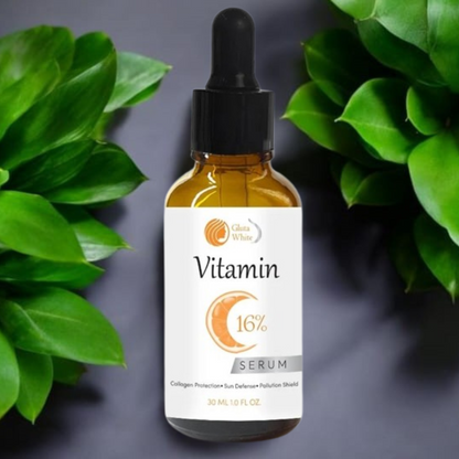 Vitamin C Serum For Face Glowing & Dark Spots | Gluta White Vitamin C 16% Serum 30 ML