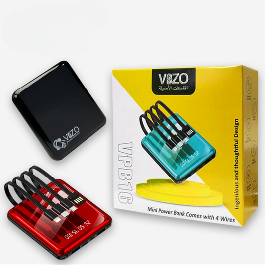 Vpb16 – 10,000mah Compact Power Bank | Vizo Vp 16th Power Bank | Mobile Phone Power Bank