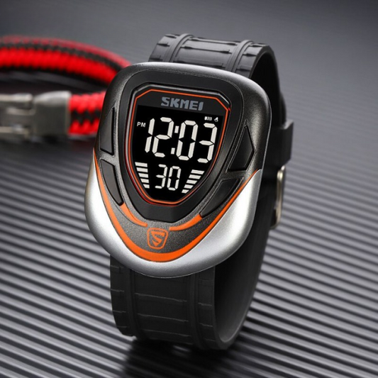 Skmei 1833 Digital Sports Men’s Watch ,Waterproof, Stopwatch, Alarm, And Backlight For Outdoor,(without Box)