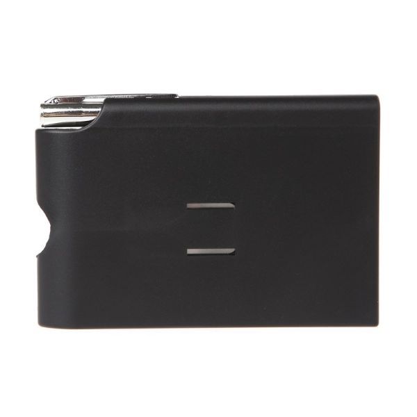 3-In-1 Portable 8-Digit Solar Calculator Business Card Holder with Ball-Point Pen