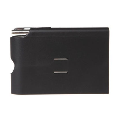 3-In-1 Portable 8-Digit Solar Calculator Business Card Holder with Ball-Point Pen