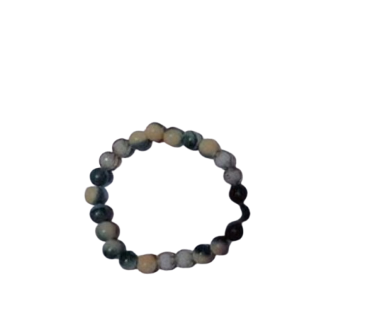 Multiple Beaded Stretch Bracelet with initials