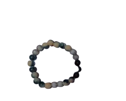 Multiple Beaded Stretch Bracelet with initials