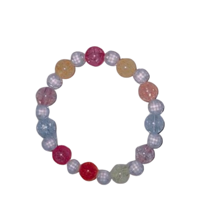 Multiple Beaded Stretch Bracelet with initials