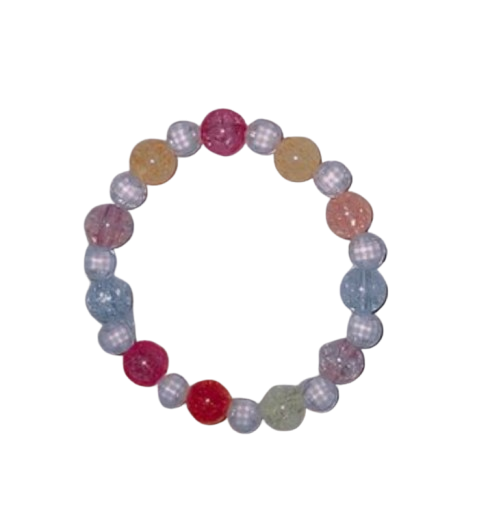Multiple Beaded Stretch Bracelet with initials