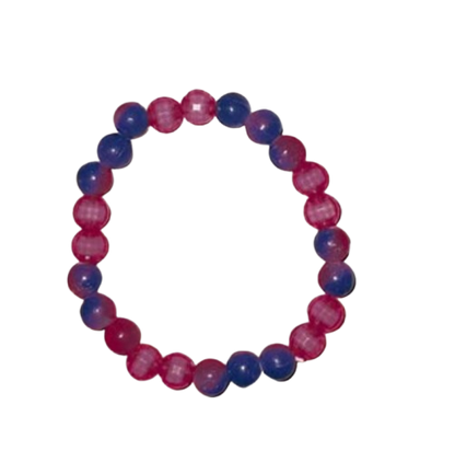 Multiple Beaded Stretch Bracelet with initials