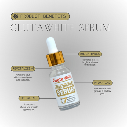 Gluta White Face Glowing Serum | Hydration & Antioxidant Protection 30 Ml